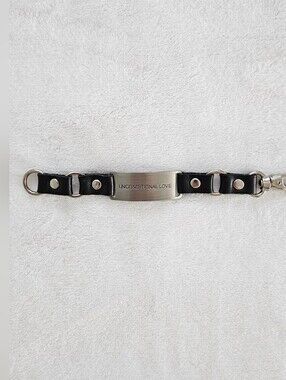 Cynthia H Designs Leather Bracelet Unconditional Love NWOT